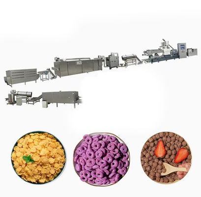 Kelloggs دانههای ذرت خط پردازش تکه / برنج ساخت ماشین با 1 سال گارانتی