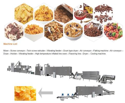 خط پردازش ذرت دانه Kelloggs