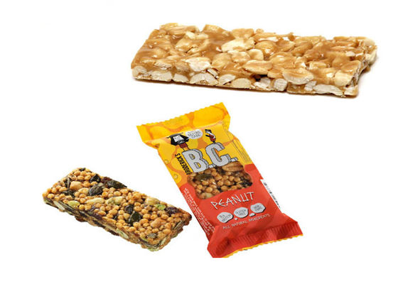 400-600 کیلوگرم / ساعت برنج خالص Chikki نوار غلات ساخت ماشین فولاد ضد زنگ 304