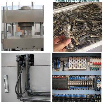 فولاد ضد زنگ نسخه انگلیسی دستگاه تولید غذای سگ Rawhid Bone