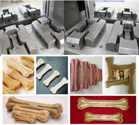 ماشین آلات غذای سگ خانگی نسخه انگلیسی برای غذای جویدنی سگ با گواهینامه CE