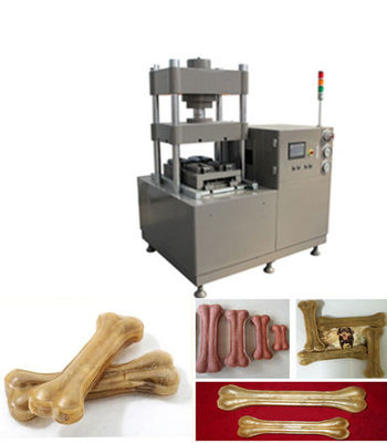 دستگاه ساخت استخوان سگ با اشکال مختلف 9 کیلووات دستگاه تولید خوراکی حیوانات خانگی از پوست خام