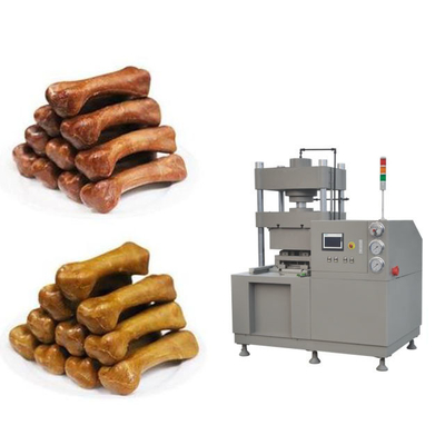 60T دوگانه ایستگاه آلمان موتور PLC کنترل Rawhide استخوان ماشین آلات غذای سگ