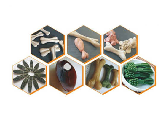 دستگاه ساخت خوراکی سگ از جنس استیل ضد زنگ برای تولید غذای حیوانات خانگی با سرعت بالا، خروجی 30 کیلوگرم در ساعت