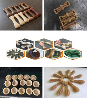 Pet Treates / dog Chews مواد غذایی برای فرآوری اکستروژن مواد غذایی حیوانات خانگی چند منظوره Pet Chews
