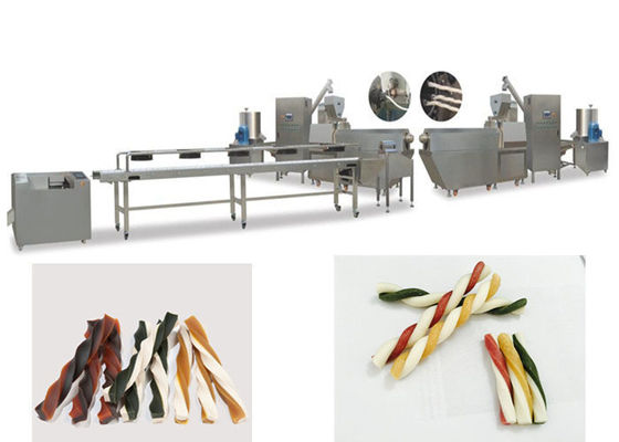 ماشین اکستروژن اسنک جویدن آدامس حیوانات مورد علاقه دو رنگ سگ