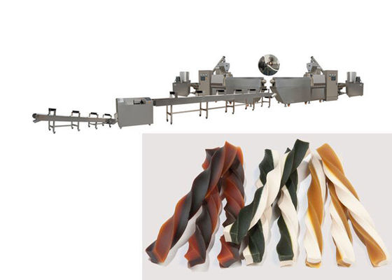 محصولات غذایی گوشت گاو طبیعی غذای سگ ماشین آلات دندانپزشکی درمان محصولات اکسترودر خط تک