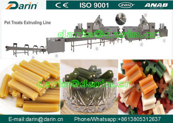 سگ کوچک استخوان درمان اسنک مواد غذایی خط تولید مواد غذایی، دستگاه غذا خوردن سگ پیچ خورده