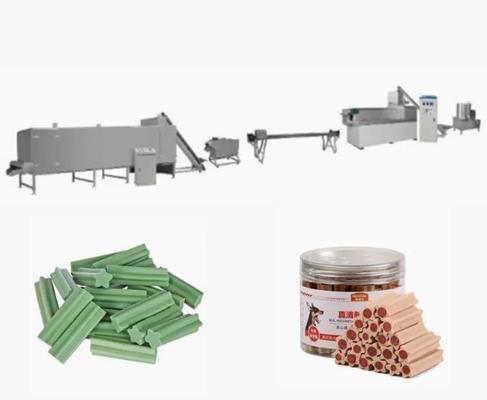 Singe پیچ اکسترودر تجهیزات / پت درمان دستگاه استخوان سگ غذا