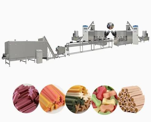 غذای درجه یک سگ غذای اکسترودر دندانپزشکی Snacks Extruding Line