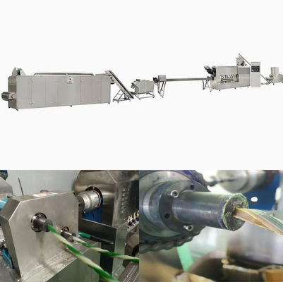 95kW کاملاً فولاد ضد زنگ پیچ سگ تجهیزات پردازش مواد غذایی حیوانات خانگی ماشین استخراج SS304