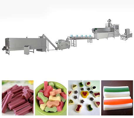 مراقبت از دندان Twisted Pet Treat سگ غذا اکسترودر ماشین 145kw 380V