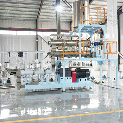 اکسترودر مداوم و خودکار غذای حیوانات خانگی با قدرت 380V / 50Hz و قطر پیچ 70-110 میلی متر برای تغذیه شناور ماهی