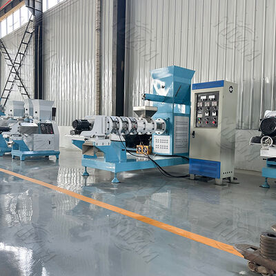 دستگاه اکسترودر خوراک ماهی پیوسته و خودکار با قطر پیچ 70-110 میلی‌متر و قالب‌های با اشکال مختلف