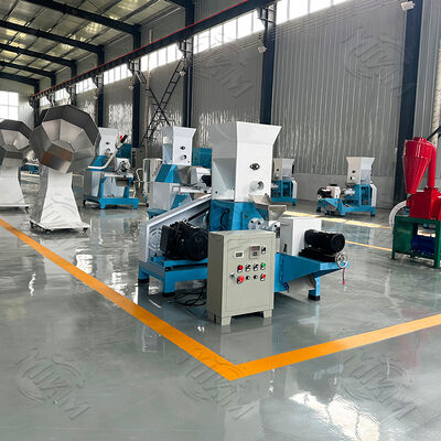 ماشین جدید آسیاب خشن نوع خشک خوراک ماهی شناور خوراک میگو گلوله پفینگ ماشین extruder خوراک برای دامداری