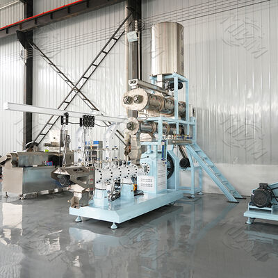 دستگاه خروجی خروجی خروجی خروجی خروجی دوگانه با ظرفیت بالا برای تولید غذای شناور ماهی و غذای حیوانات خانگی