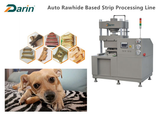 فولاد ضد زنگ طبیعی Rawhide استخوان سگ دستگاه تولید مواد غذایی / پانچ ماشین