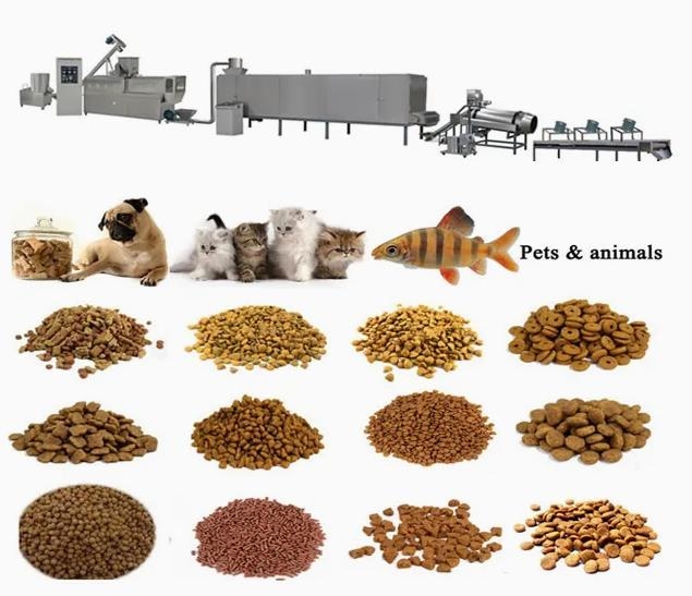DGP 65 ماشین خارج کردن غذای سگ از فولاد ضد زنگ اتوماتیک / خط پردازش غذای خشک حیوانات خانگی