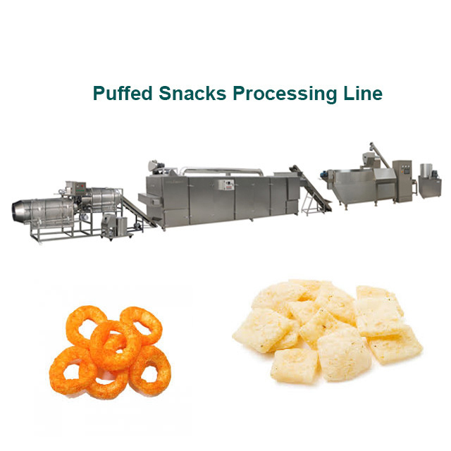 ذرت پایدار، برنج، ماشین اسنک پف گندم / تجهیزات برای توپ پنیر