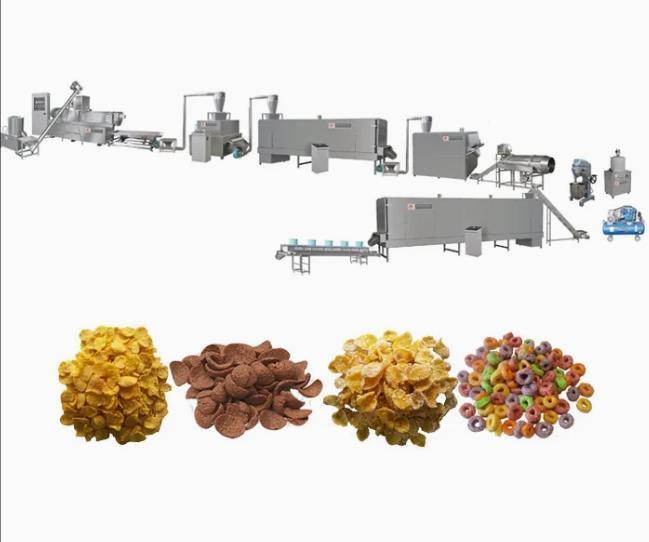 دستگاه اکسترودر پودر برنج گندم گندم با بسته بندی ماشین آلات