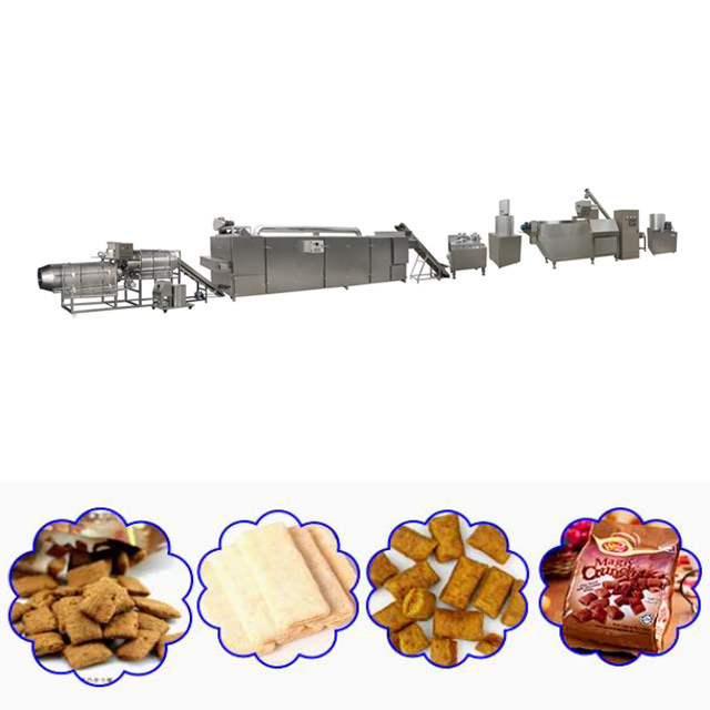WEG Motor Puff Snack دستگاه ساخت پف ذرت از جنس استنلس استیل