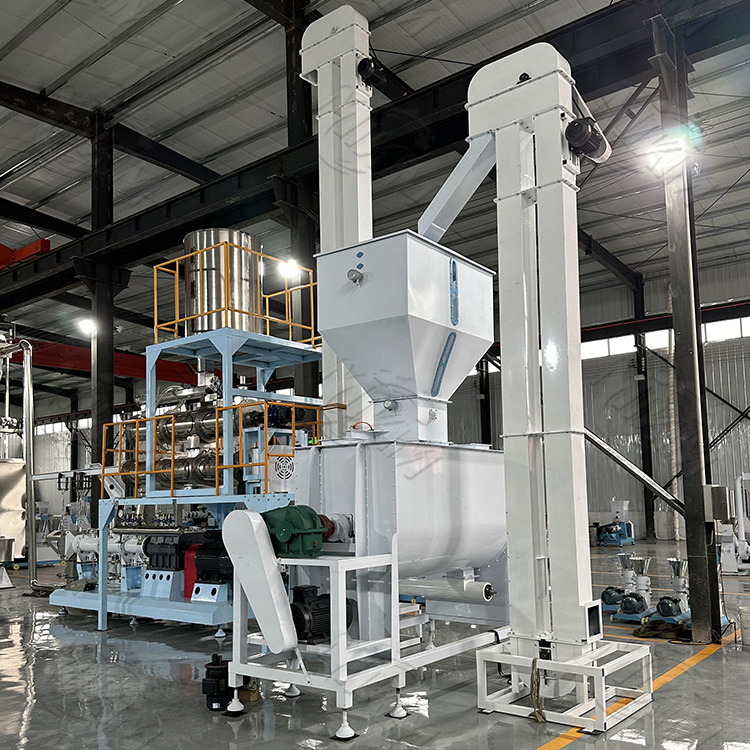 دستگاه اکسترودر غذای حیوانات خانگی 150-200 کیلوگرم در ساعت، دستگاه اکسترودر غذای ماهی