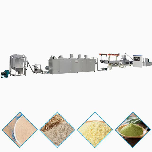 اکسترودر دستگاه اکسترودر مواد غذایی نوزاد قبل از ژلاتین برای پودر تغذیه