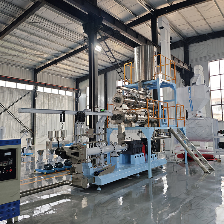 ماهی پت غذا اکسترودر خط تولید، دستگاه غذا ساز سگ