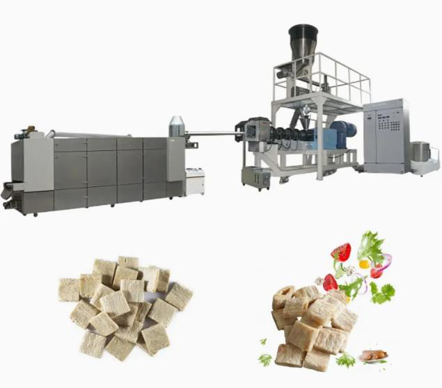 ماشین اکسترودر سویای بافتی / خط تولید اکسترودر قطعات سای