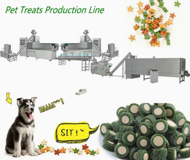 خط تولید حیوانات اهلی حیوان خانگی استیل 100 کیلو وات برای دندانهای سگ