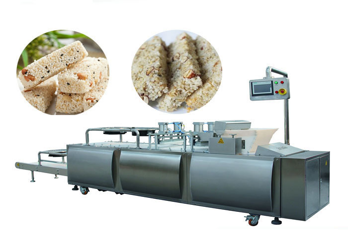 پاپ برنج / بادام زمینی / آجیل نوار تشکیل ماشین 640 * 126mm قالب سایز