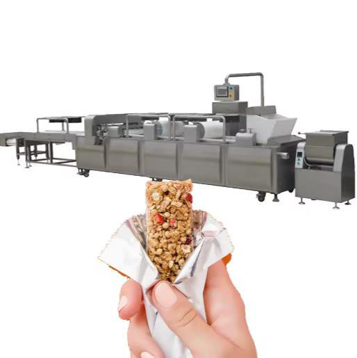 ماشین آلات اتوماتیک غلات و حبوبات اتوماتیک ماشین شکل گیری نوار برای توپ برنج پف کرده