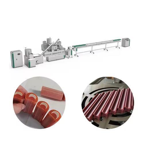 CE تایید رنگ munschy جویدن چوب دباغی حیوان خانگی خط پردازش مواد غذایی