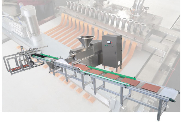 چگونه ساخته شده است نوارهای گوشت فروش گرم فروش حیوان خانگی حیوان خانگی خط تولید مواد غذایی سگ ماشین گوشت ساز با کیفیت خوب تولید می کند