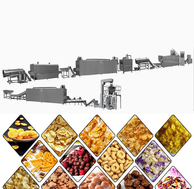 ظرفیت انبوه ذرت دانه ای دستگاه اتوماتیک تولید مواد غذایی برای میان وعده های غلات می باشد
