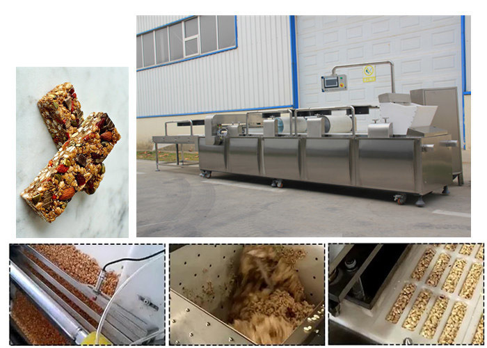 دستگاه برش با کیفیت بالا با ظرفیت بالا دستگاه برش ماولسی بار Granola Bar