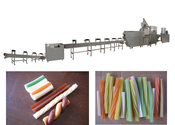 دستگاه اکسترودر غذای سگ خانگی، ماشین فرآوری غذای حیوانات با کنترل PLC