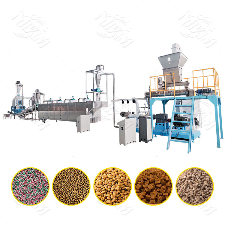 MIKIM 200-800kg/h در هر ساعت ماشین تولید خط Extruder ماشین مواد غذایی ماهی گلوله سازی ماشین آلات برای مواد غذایی ماهی