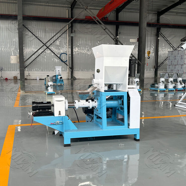 ماشین جدید آسیاب خشن نوع خشک خوراک ماهی شناور خوراک میگو گلوله پفینگ ماشین extruder خوراک برای دامداری